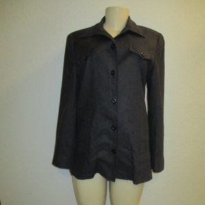 Francess Erita Black Single Breasted Jacket 10 Medium